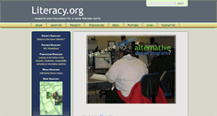 Desktop Screenshot of literacy.org