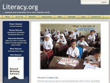 Tablet Screenshot of literacy.org